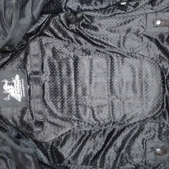 Speed & Strength Black Men's Mesh Armored Motorcycle Jacket Size L - Picture 4 of 13